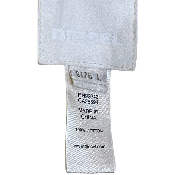 Diesel Women Jacket Moto Racer Biker Full Zipper Pocket Snap Collar Tan Large - Picture 2 of 7